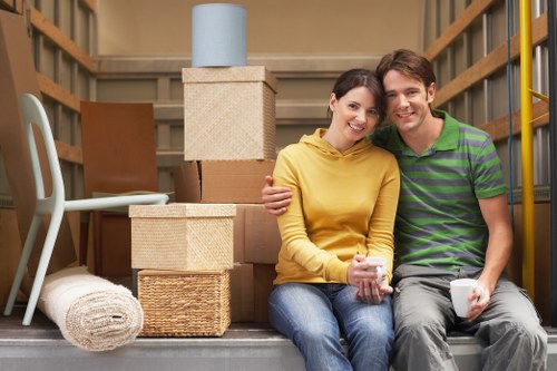 Moving day logistics for a property in Beddington