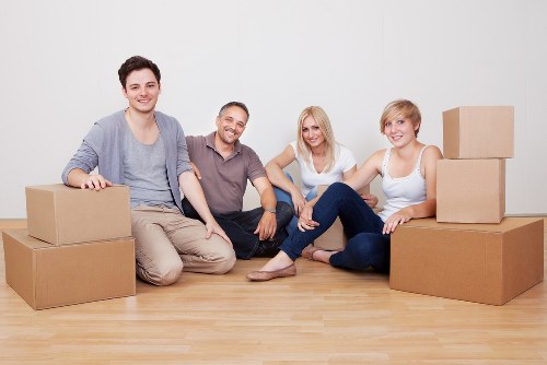 Careful loading of furniture for movers in Beddington